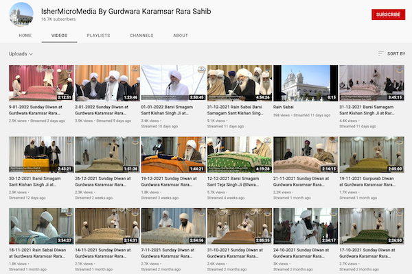 Official Gurdwara YouTube Channel